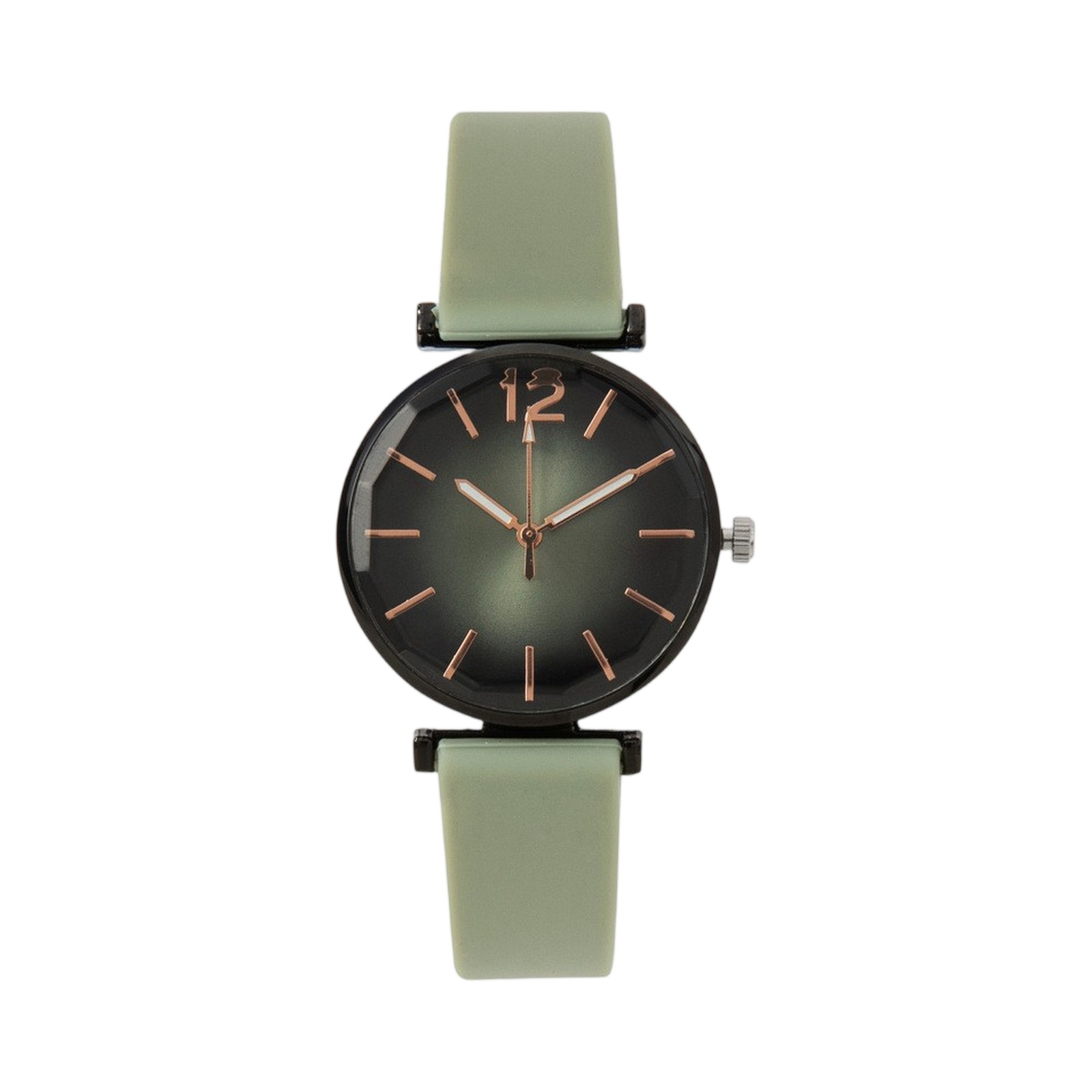 Silicone Band Women - แฟชั่นผู้หญิงนาฬิกากีฬาสีดํา Dial นาฬิกาควอตซ์ Casual ขายร้อนสีเขียวซิลิโคนผู้หญิงนาฬิกานาฬิกาข้อมือ