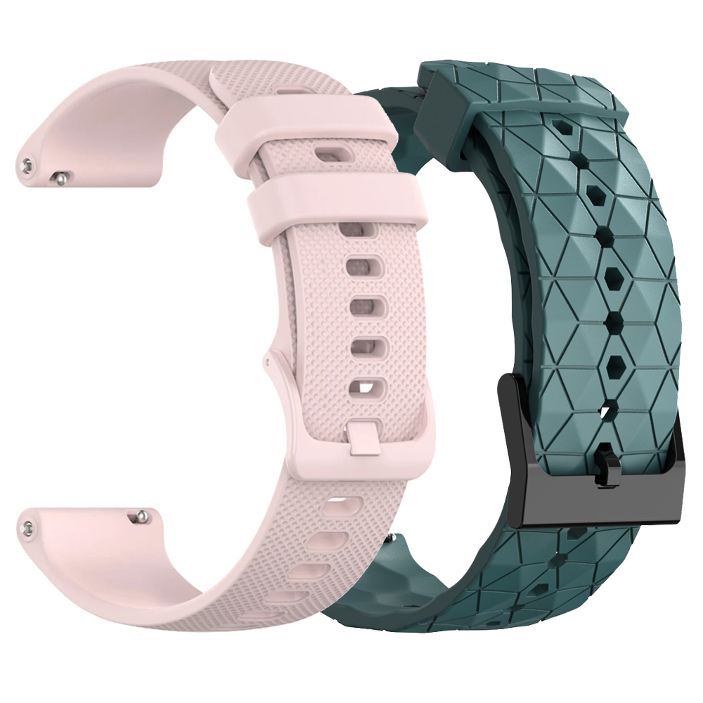 Silicone Band Women - ยางนาฬิกาสําหรับผู้ชายและผู้หญิงสายซิลิโคนกีฬาBreathableอุปกรณ์เสริมSmartwatch 20 มม.22 มม.สร้อยข้อมือ