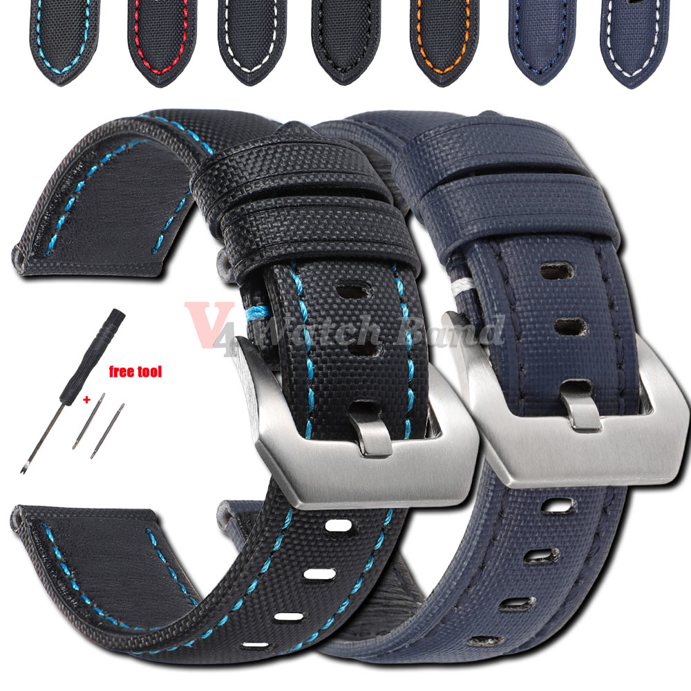 Canvas Strap Watch - สายนาฬิกาผ้าไนลอน 20 มม. 22 มม. 24