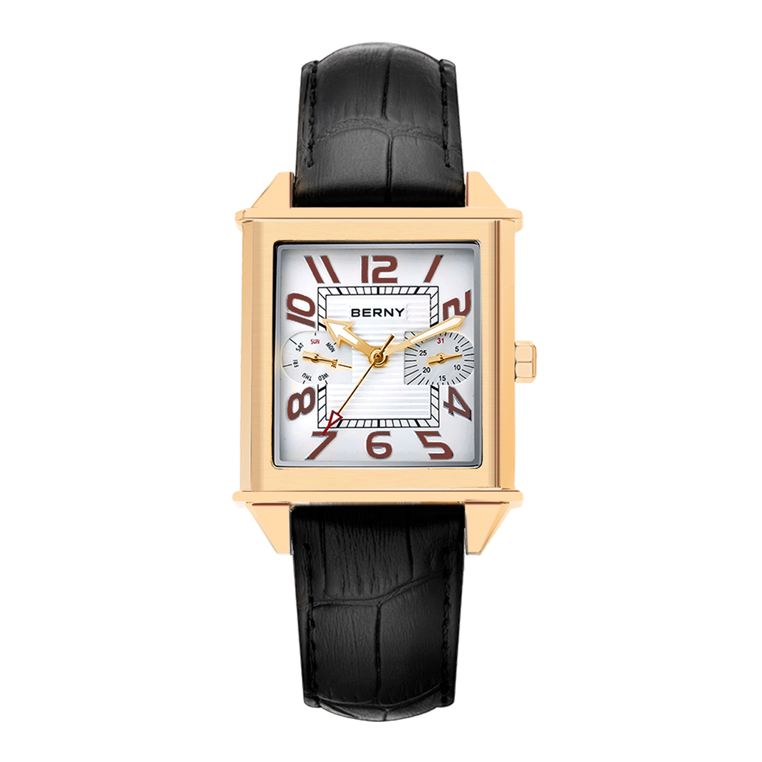 BERNY 6P25 นาฬิกาควอตซ์สำหรับผ - Cartier Watch Tank บทวิจารณ์และราคา