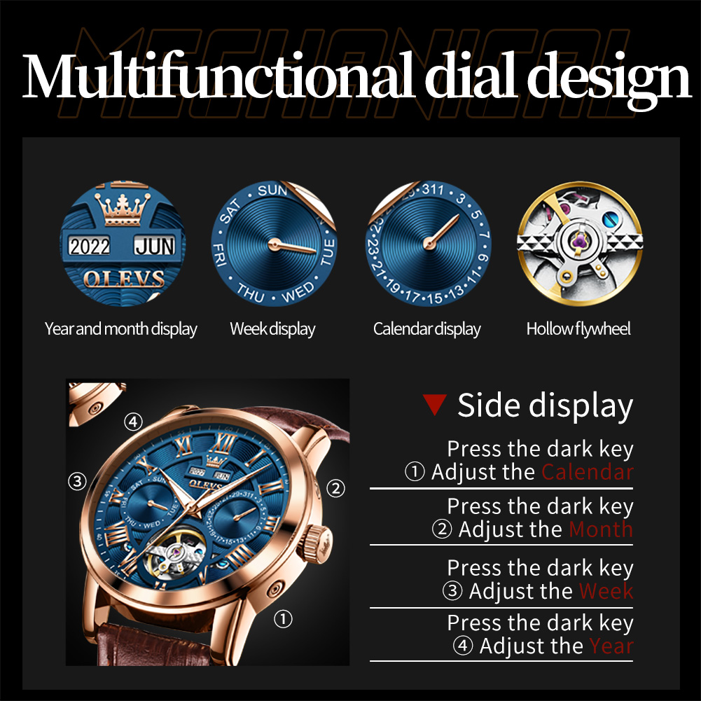 OLEVS 6668 นาฬิกาแบรนด์ชั้นนํา - Rolex Watch Datejust บทวิจารณ์และราคา
