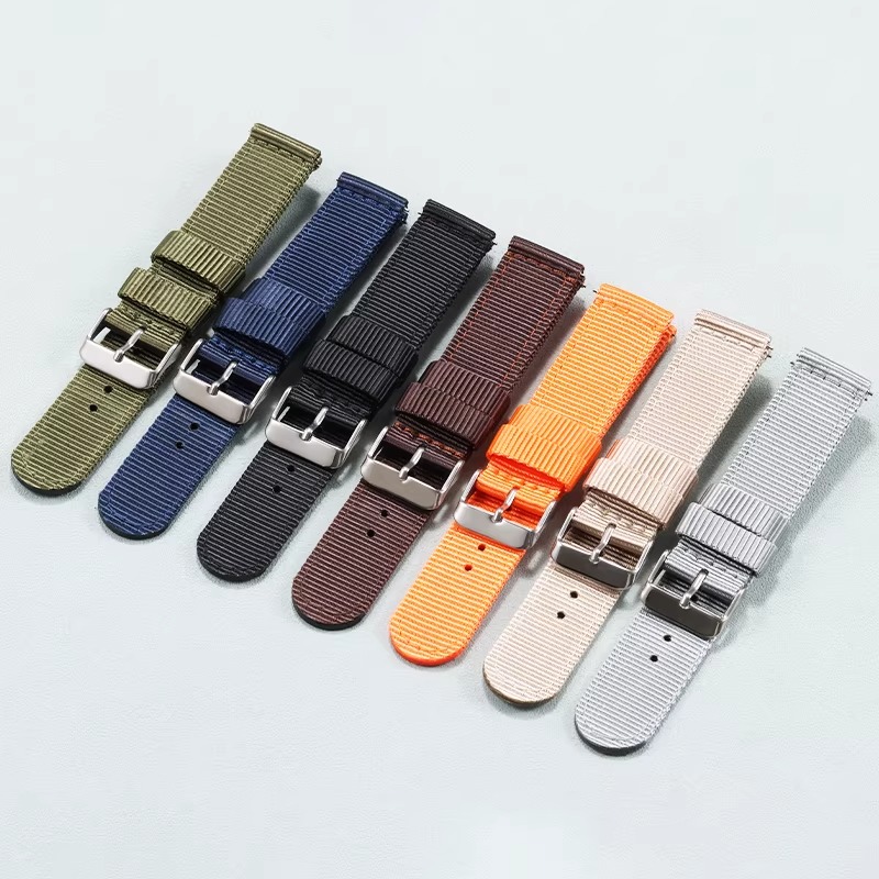 สายนาฬิกาผ้าแคนวาสสำหรับผู้ชาย - Canvas Strap Watch บทวิจารณ์และราคา