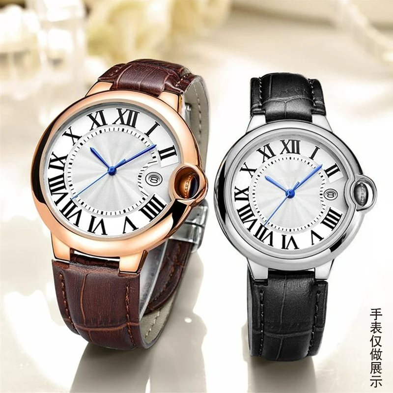 แทนชุดลูกโป่งสีฟ้าสายนาฬิกาหนั - Cartier Watch Ballon Bleu บทวิจารณ์และราคา
