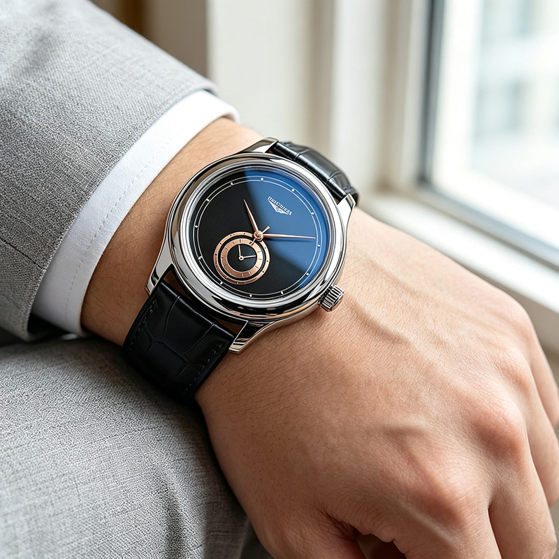 นาฬิกาควอตซ์ผู้ชายคลาสสิก หน้า - Leather Watch Band Men บทวิจารณ์และราคา