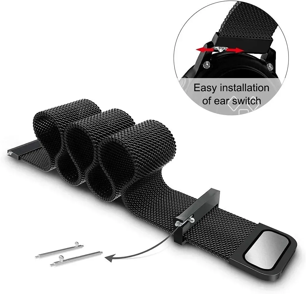 สายนาฬิกาแบบมิลานีสแม่เหล็กขนา - Milanese Loop Magnetic บทวิจารณ์และราคา