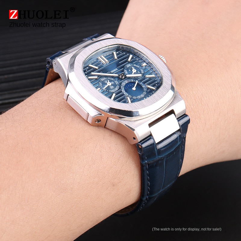 25X13mm Notch ของแท้นาฬิกาหนัง - Patek Philippe Watch Aquanaut บทวิจารณ์และราคา
