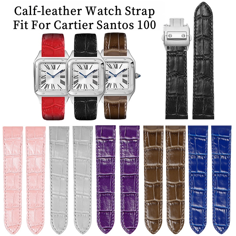 สายนาฬิกาหนังวัวแท้คุณภาพสูงสำ - Cartier Watch Ballon Bleu บทวิจารณ์และราคา