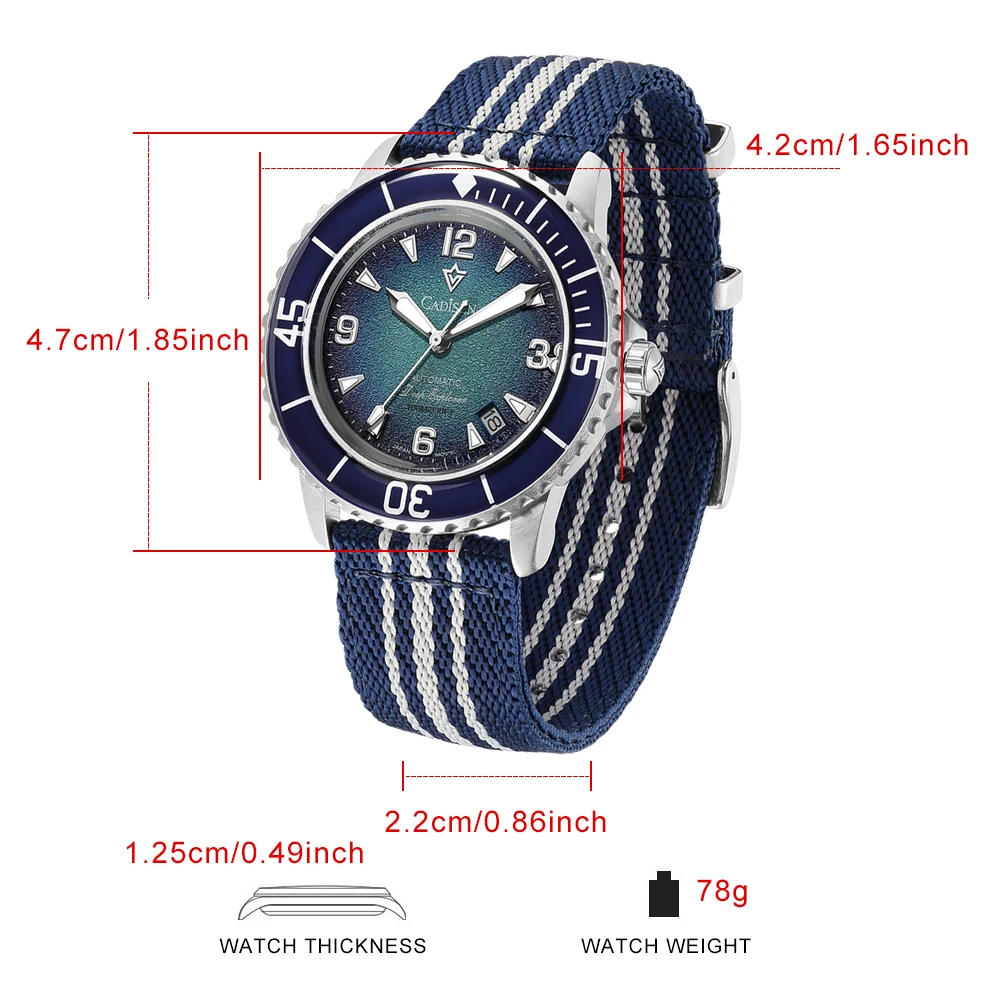 นาฬิกา CADISEN Deep Explorer M - Seiko Watch Presage บทวิจารณ์และราคา