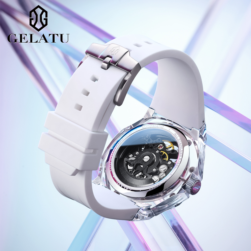 นาฬิกาข้อมือผู้ชาย GELATU 8002 - Rubber Strap Diver บทวิจารณ์และราคา