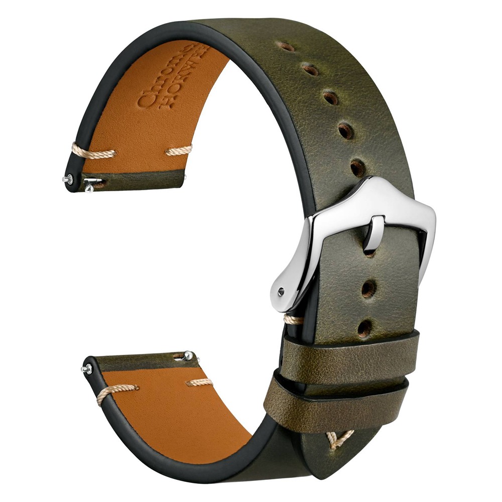 Wocci สายนาฬิกาหนังเคลือบแว็กซ - Leather Strap Quick Release บทวิจารณ์และราคา